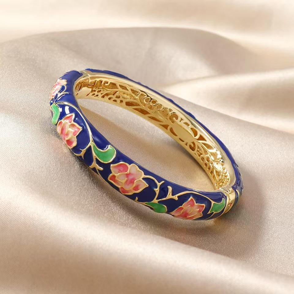 Vintage Bracelet cloisonné