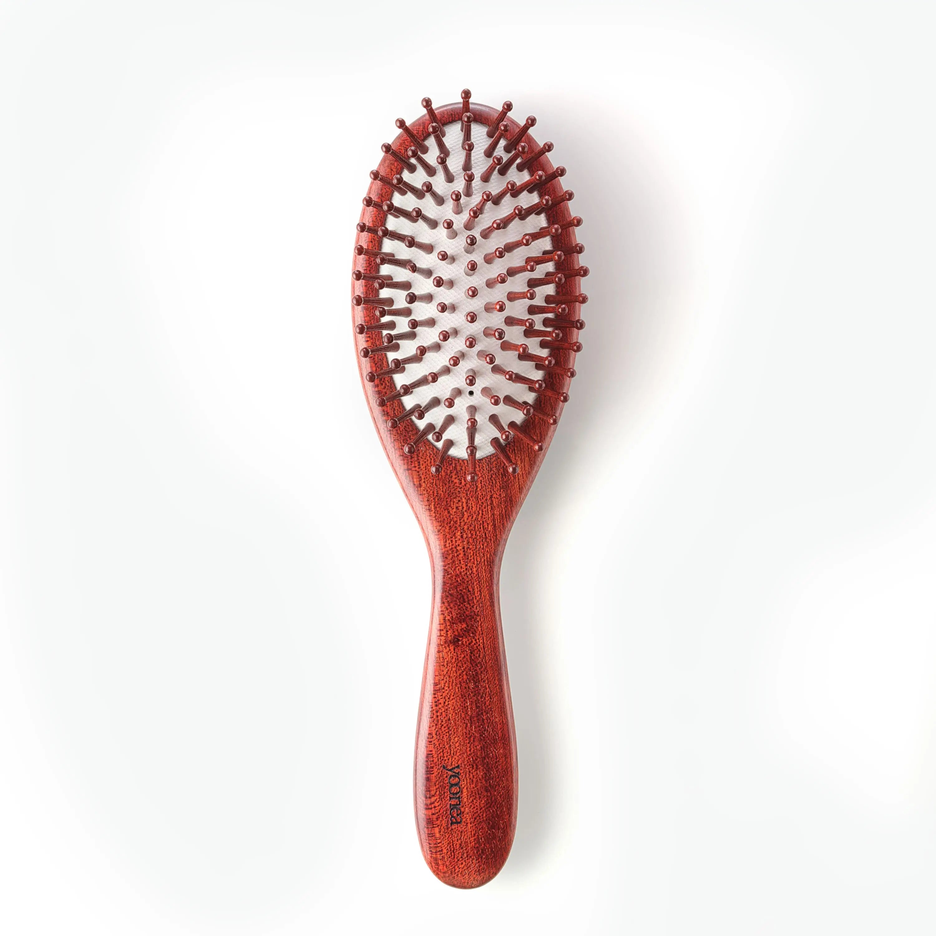 Brosse à cheveux en bois d'acajou naturel Yoonea